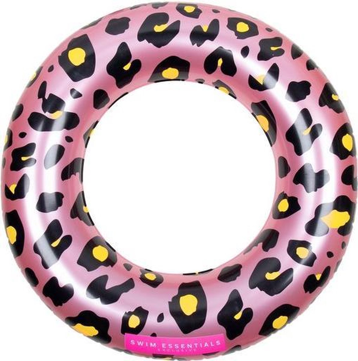 Zwemband Pink Leopard|Opblaasfiguur|Waterspeelgoed|Roze luipaard